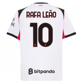 Levné AC Milán Rafael Leao 10 Venkovní Fotbalové dresy 2025-26 Krátký Rukáv